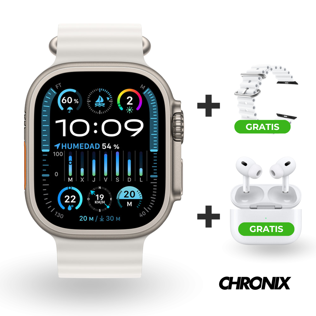 Smartwatch Ultra + Auriculares